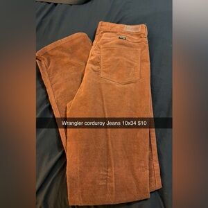 Wrangler Tan Corduroy Pants